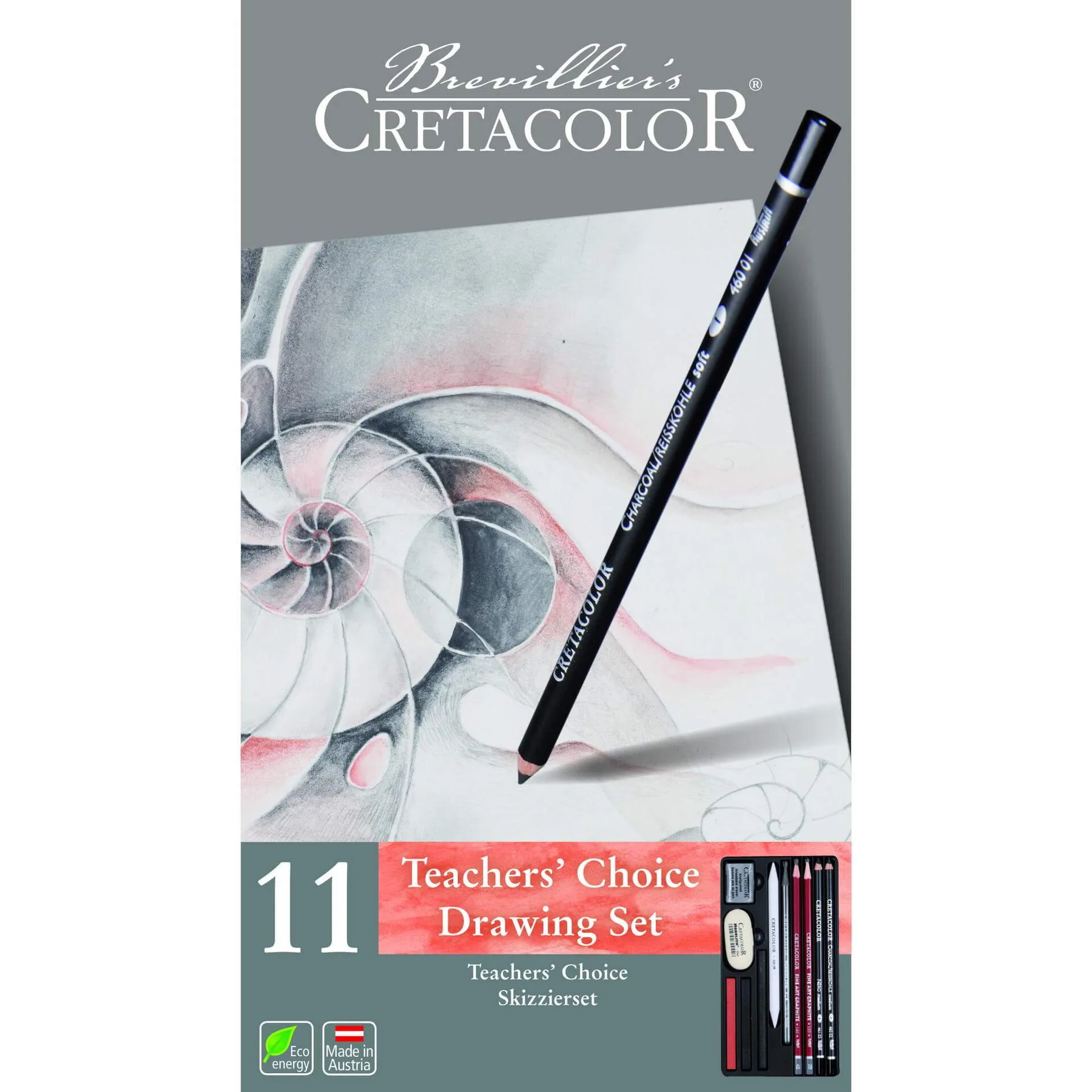 Set de dibujo Cretacolor Teachers Choise - 11 piezas
