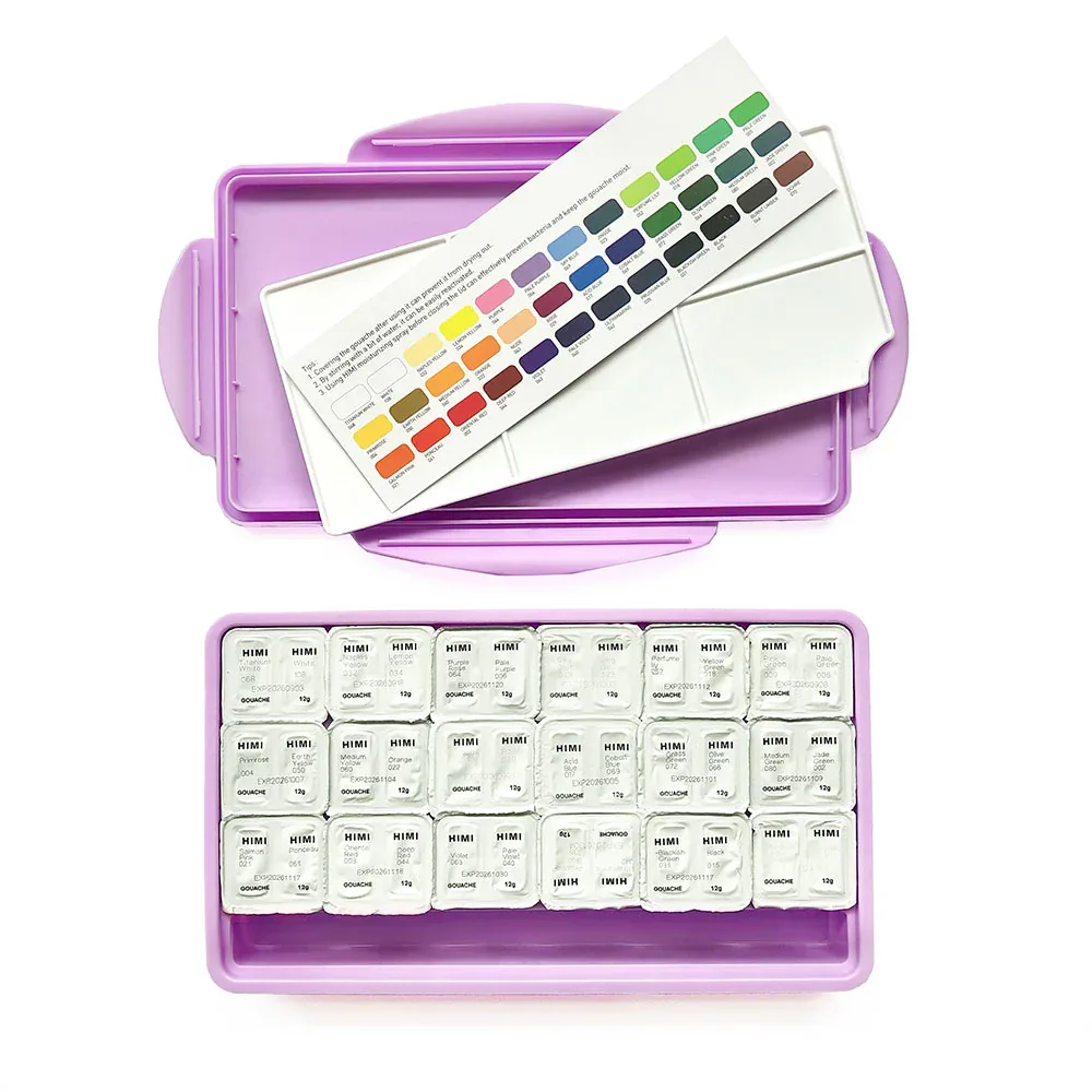 Gouache Himi 12Gx36 colores 2