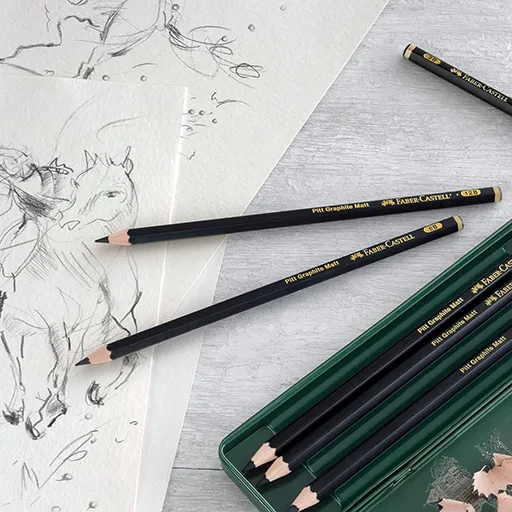 Lápiz Grafito Pitt Mate Faber Castell