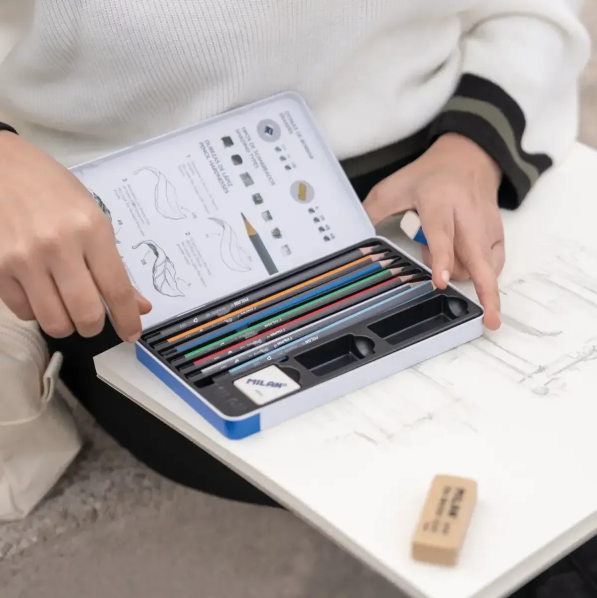 Set Lápices Grafito Milan 4