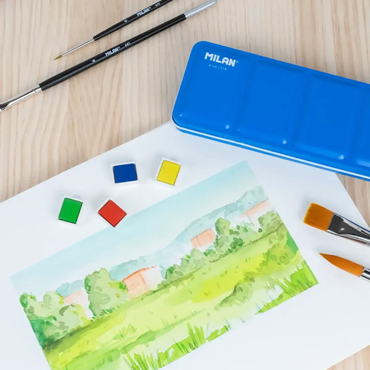 Set de Acuarela Milan 6