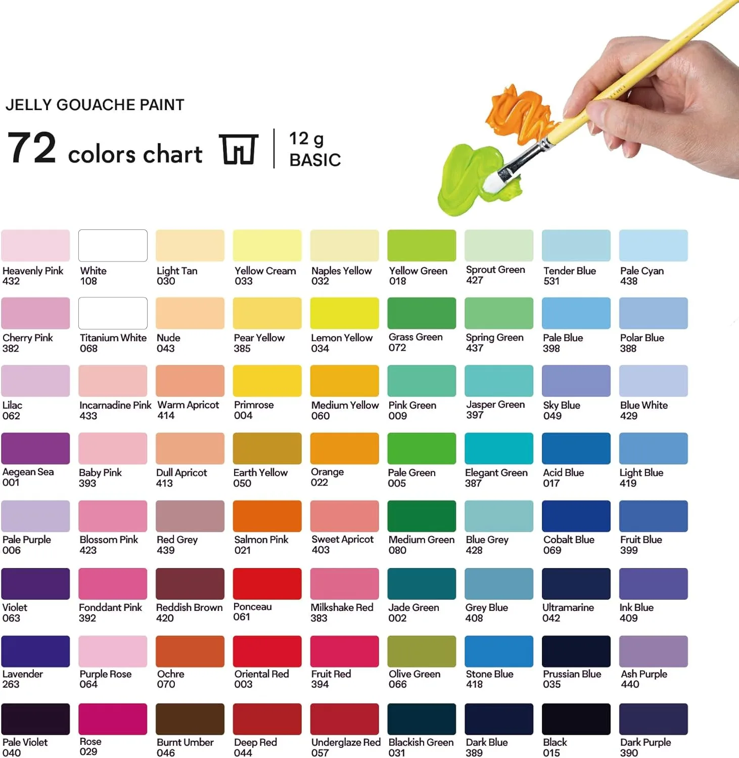 Kit de Gouache Himi 80 piezas 2
