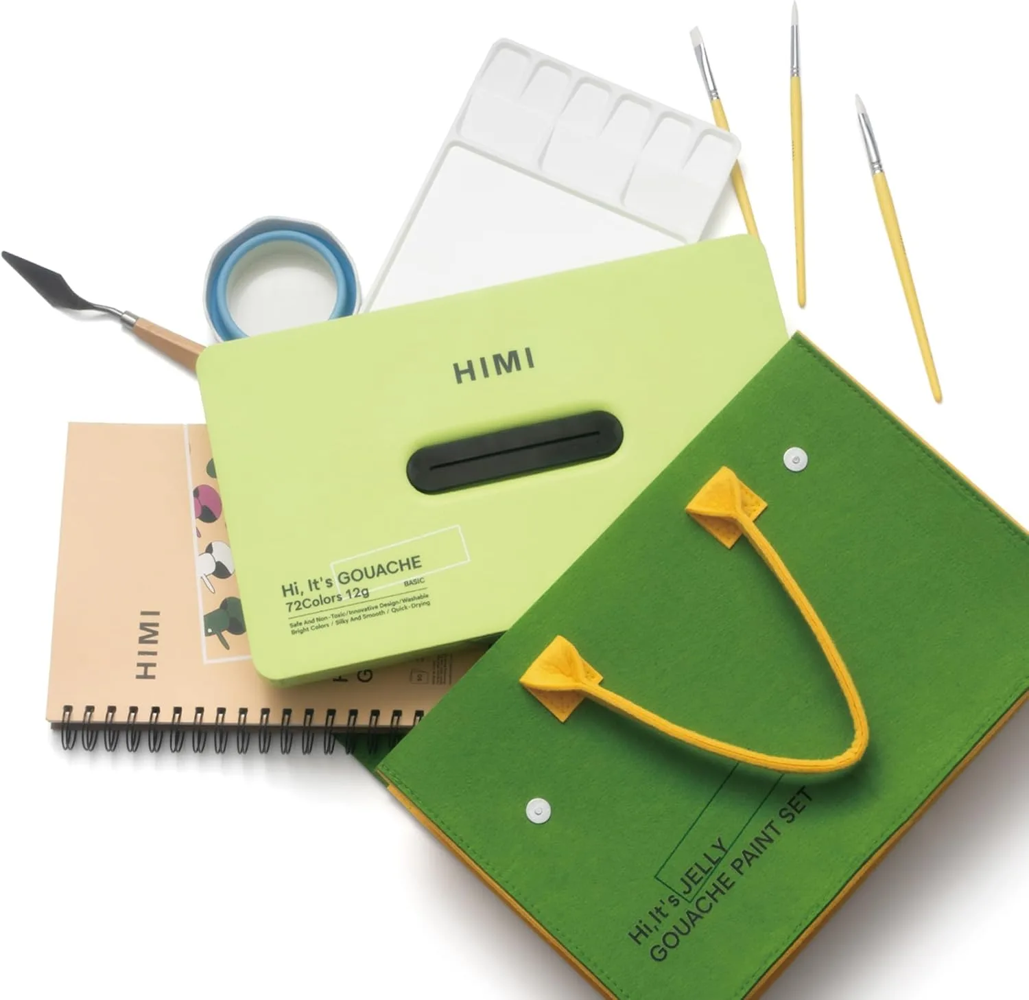 Kit de Gouache Himi 80 piezas 6