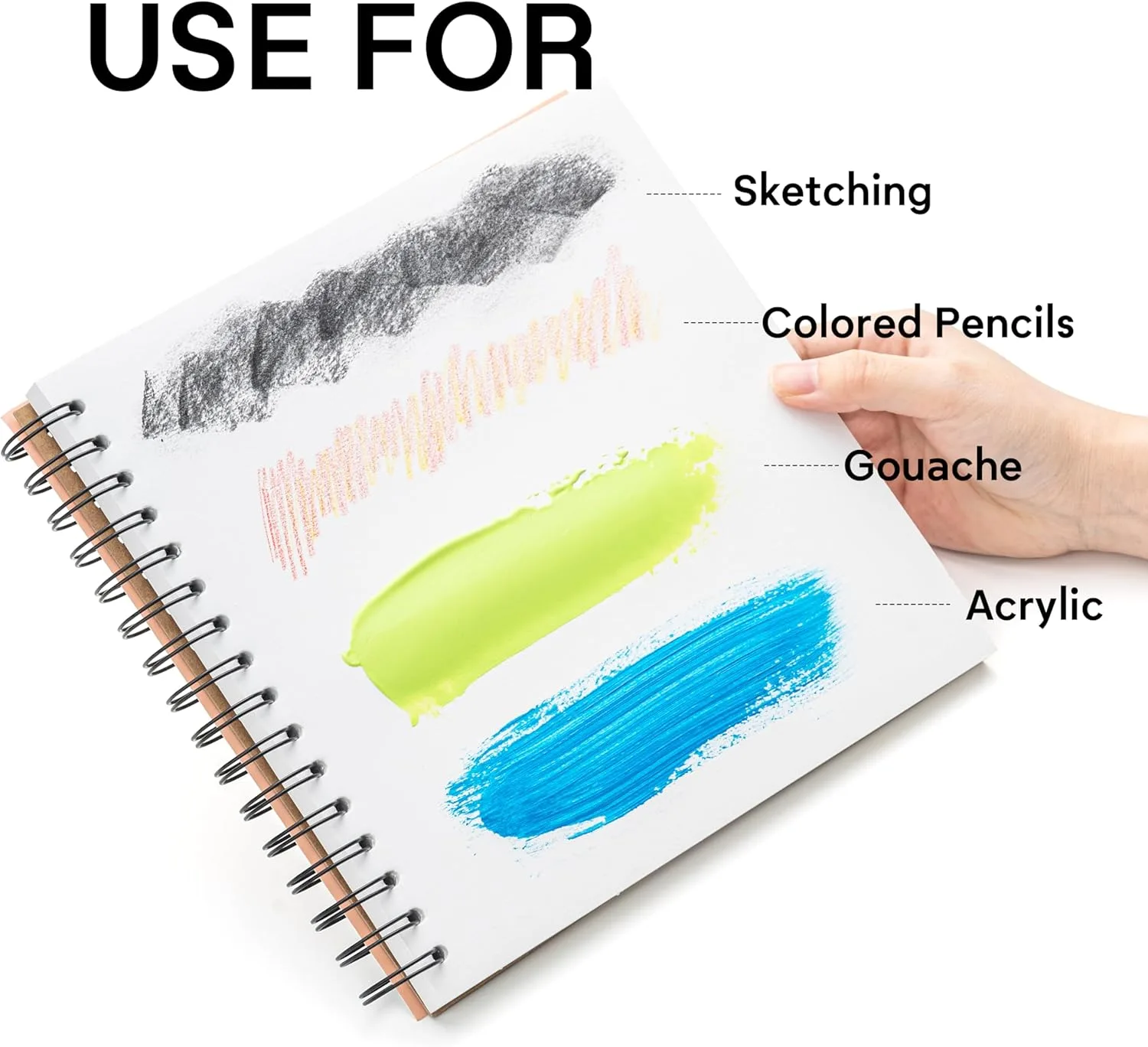 Cuaderno para Gouache Himi 160g 2