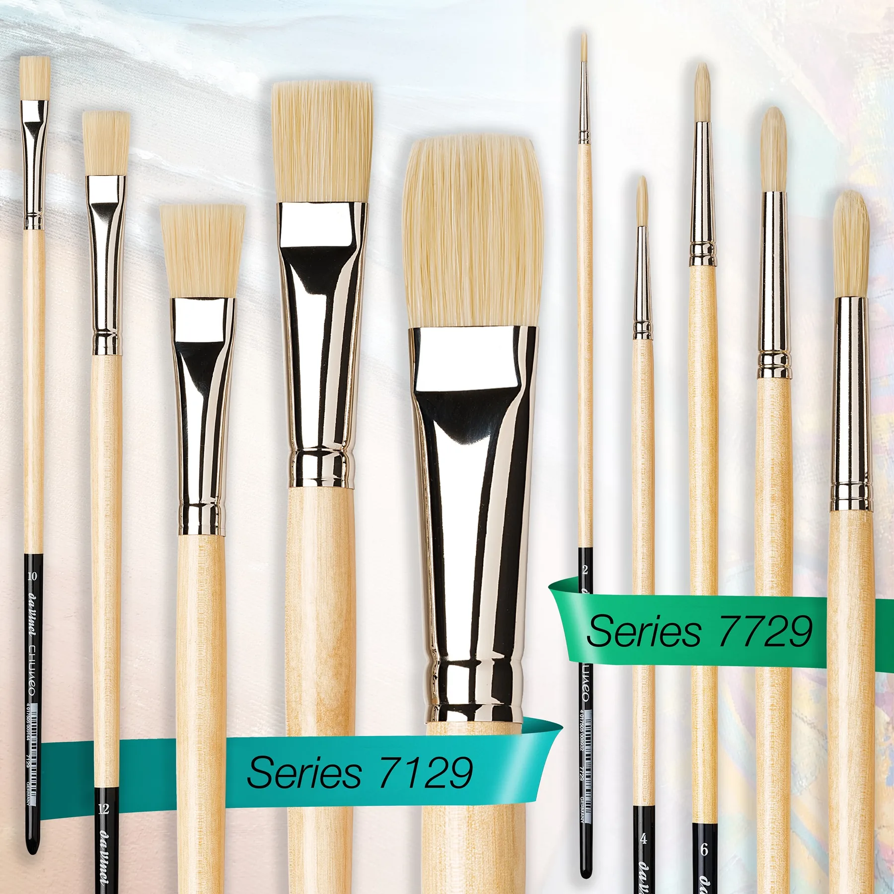 Pincel Plano DaVinci CHUNEO Serie 7129 2