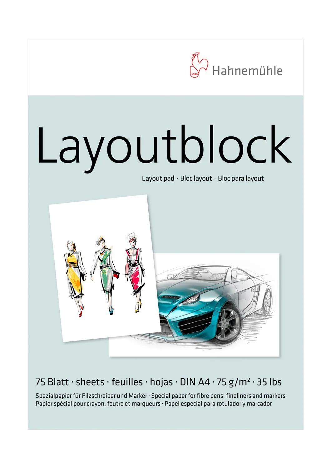 Bloc de papel Layout
