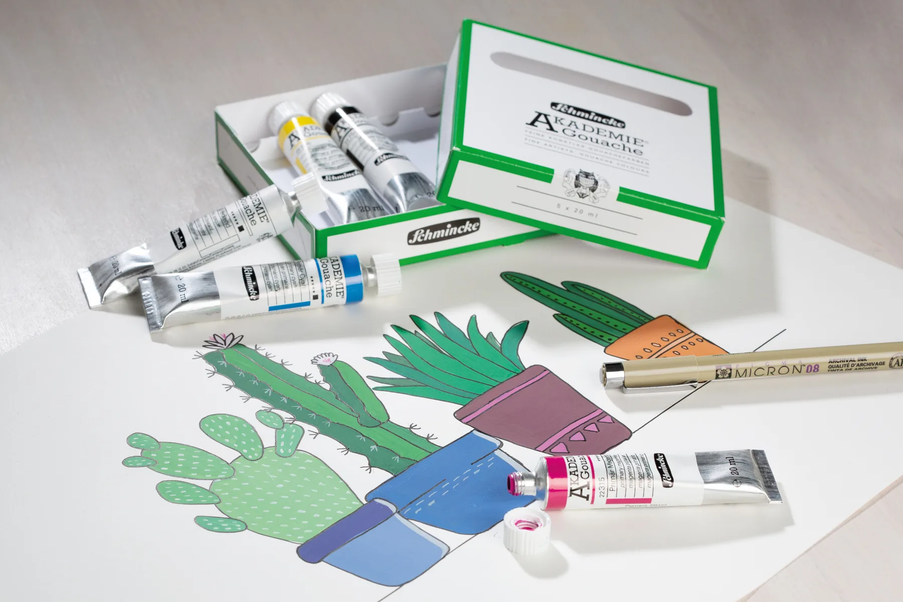 Gouache Schmincke Akademie 60ml 4