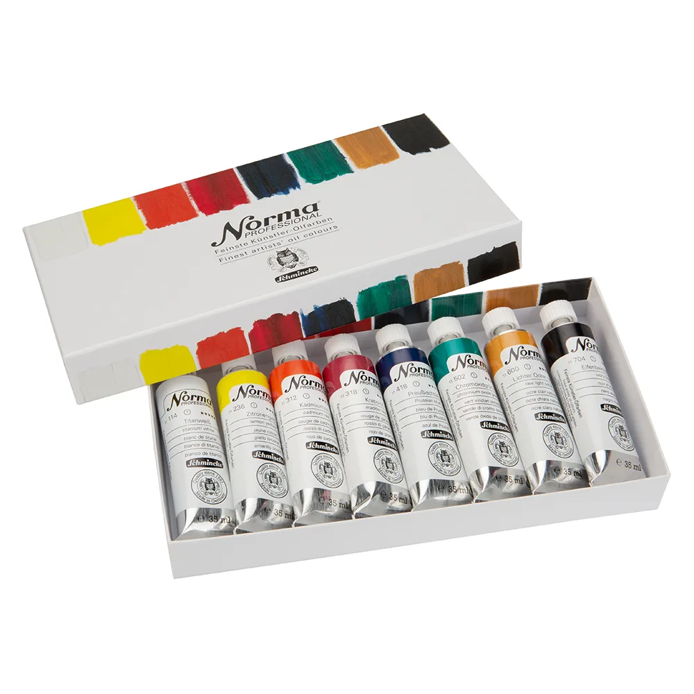 Set Oleo Schmincke Norma Professional - 8 colores x 35 ml