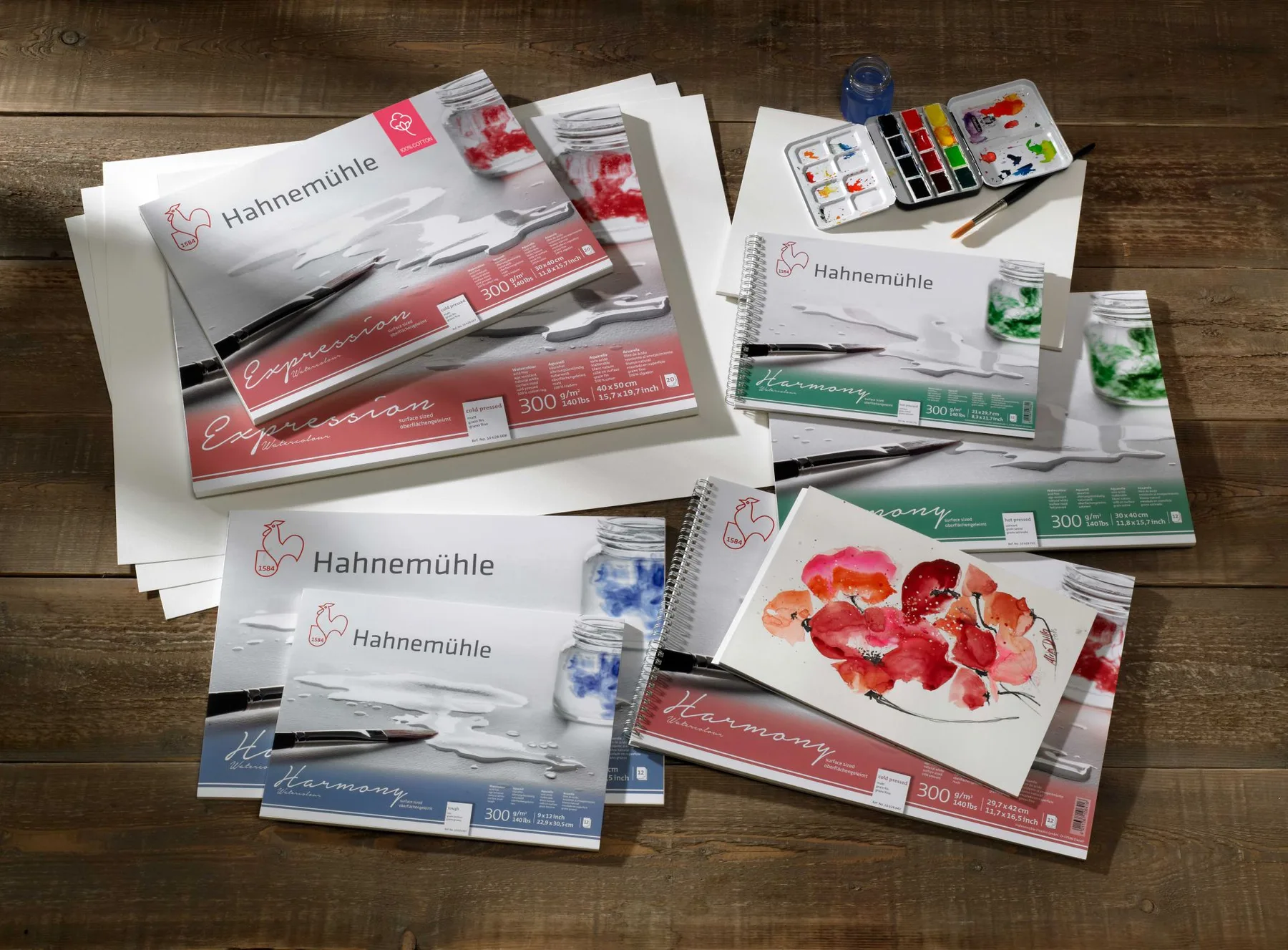 Bloc de papel para acuarela Harmony