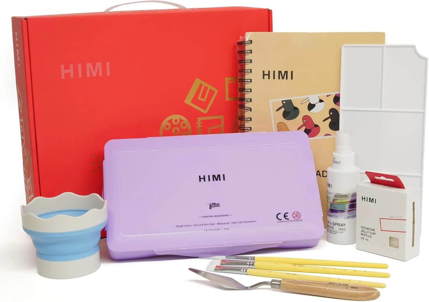 Kit de Gouache Himi 31 piezas 2