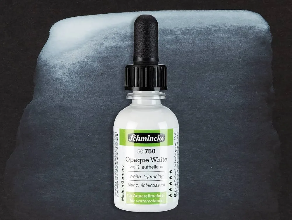 Acuarela Liquida Blanco Opaco Schmincke - 30 ml