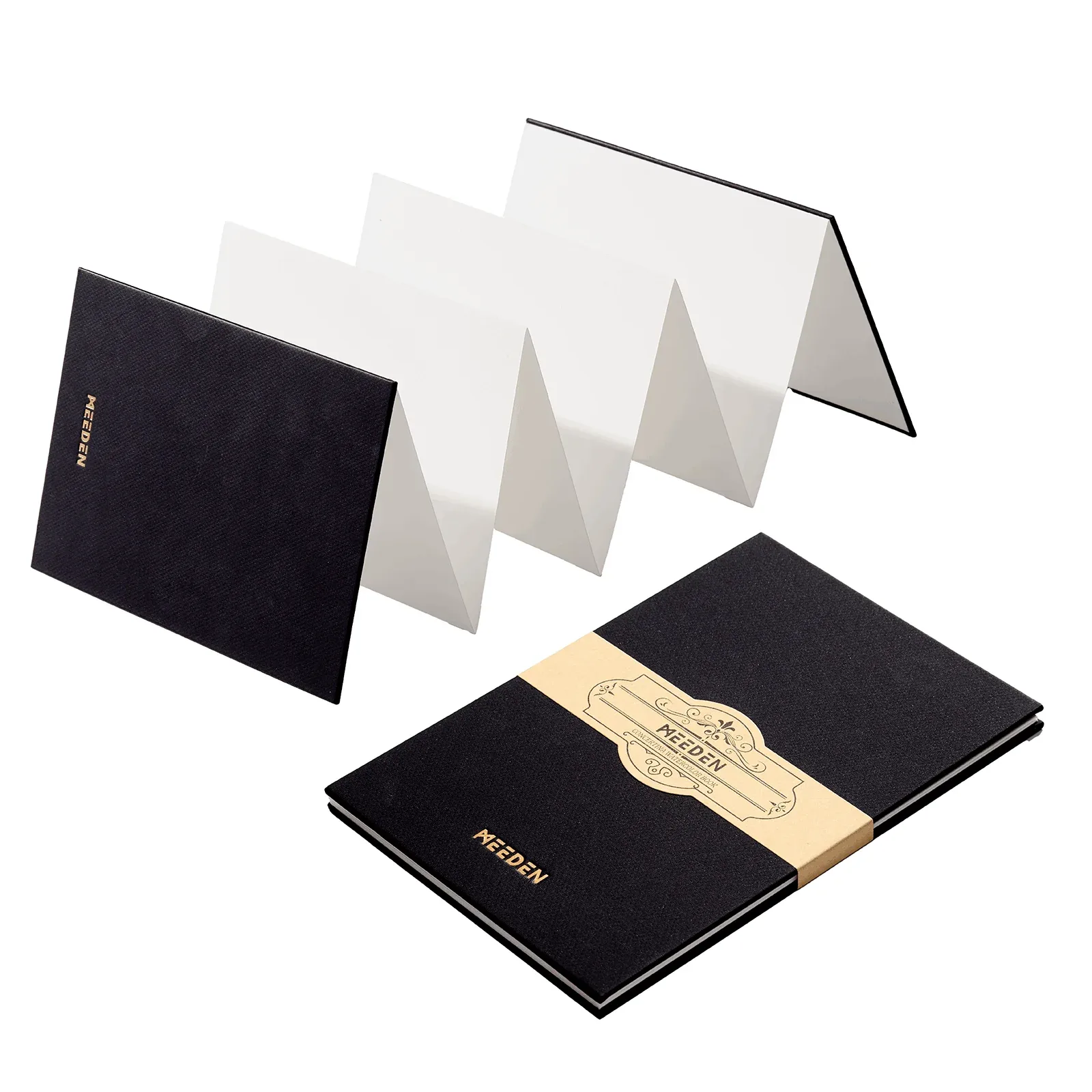 Cuaderno Acordeón para Acuarela Meeden
